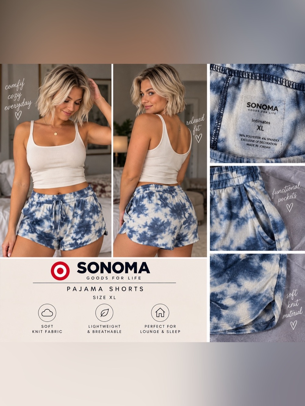 Target tie dye shorts